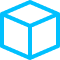 Icon of a blue box