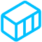 Blue container icon